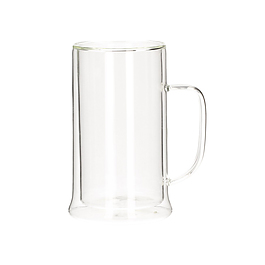 VIALLI DESIGN 500 ml - kufel do piwa z podwójną ścianką szklany