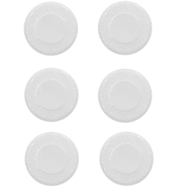 LA PORCELLANA BIANCA Bosco 21,5 cm 6 szt. - talerze do sałatek porcelanowe