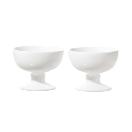 LA PORCELLANA BIANCA Convivio 145 ml 2 szt. - pucharki do lodów i deserów porcelanowe