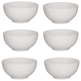 LA PORCELLANA BIANCA Essenziale 14 cm 6 szt. - miski / salaterki porcelanowe