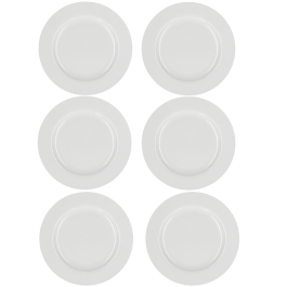 LA PORCELLANA BIANCA Essenziale 27 cm 6 szt. - talerze obiadowe płaskie porcelanowe