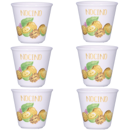 LA PORCELLANA BIANCA Liquorelli Nocino 75 ml 6 szt. - kieliszki do likieru porcelanowe