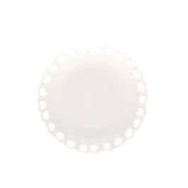 LA PORCELLANA BIANCA Valentino 10 cm - talerz deserowy porcelanowy