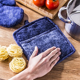 Łapka kuchenna bawełniana JEDEKA MODENA 003 JEANS GRANATOWA