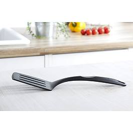 TEFAL Bienvenue 31 cm czarna - łopatka kuchenna ażurowa plastikowa