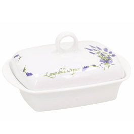 Maselniczka porcelanowa LUBIANA LAWENDA