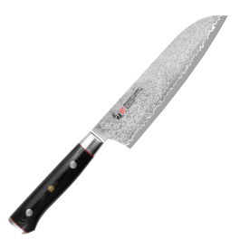 MCUSTA Zanmai Pro Zebra 18 cm - nóż japoński Santoku ze stali nierdzewnej