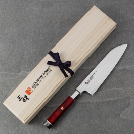 MCUSTA Zanmai Ultimate Aranami 18 cm - nóż japoński Santoku ze stali nierdzewnej