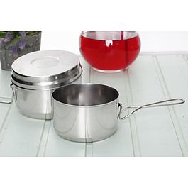 Menażka obiadowa ze stali nierdzewnej HARCERZ 1,5 l