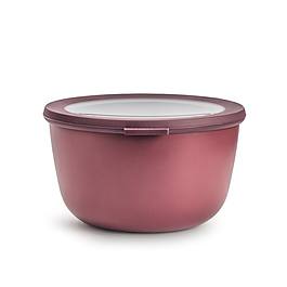 MEPAL Cirqula Nordic Berry 2 l bordowa - miska kuchenna plastikowa z pokrywką