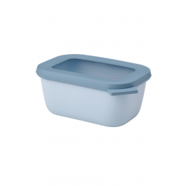 MEPAL Cirqula Oblong Nordic Blue 0,75 l niebieska - miska kuchenna plastikowa z pokrywką