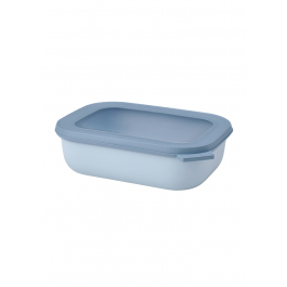 MEPAL Cirqula Oblong Nordic Blue 1 l niebieska - miska kuchenna plastikowa z pokrywką