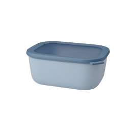 MEPAL Cirqula Oblong Nordic Blue 3 l niebieska - miska kuchenna plastikowa z pokrywką