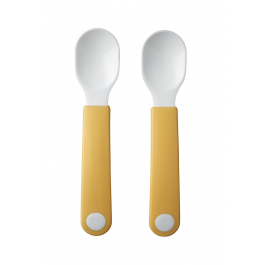 MEPAL Mio Miffy Explore 2 szt. żółte - łyżeczki dla dzieci i niemowląt plastikowe