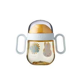MEPAL Mio Miffy Explore 200 ml żółty - kubek niekapek dla dzieci plastikowy z ustnikiem