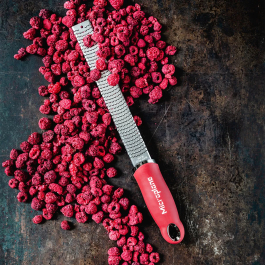 Microplane Premium Zester żurawinowy - zester / tarka do cytrusów ze stali nierdzewnej