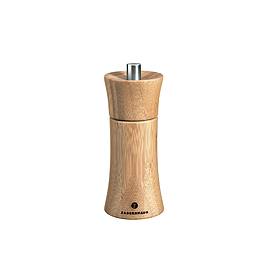 ZASSENHAUS Frankfurt 14 cm kremowy - młynek do soli bambusowy ręczny