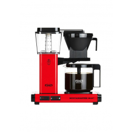 MOCCAMASTER KBG 741 Select 1520 W czerwony - ekspres do kawy przelewowy aluminiowy