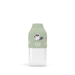 MONBENTO S Positive Racoon 0,33 l - butelka na wodę tritanowa