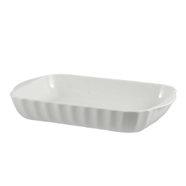 LA PORCELLANA BIANCA Pieve 40 x 26 cm - naczynie żaroodporne do zapiekania porcelanowe