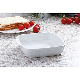 GUARDINI White 0,5 l białe - naczynie żaroodporne do zapiekania ceramiczne