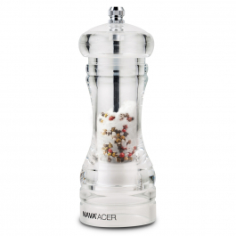 NAVA Acer 14 cm - młynek do soli i pieprzu akrylowy ręczny