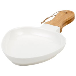 NAVA Terrestrial 32 x 14,5 cm - miska / salaterka z uchwytem porcelanowa
