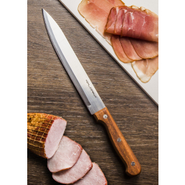 Nóż do wędlin ze stali nierdzewnej FLORINA WOOD 20 cm