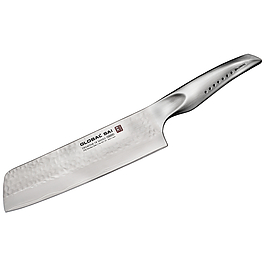 Nóż japoński Nakiri do warzyw i owoców ze stali nierdzewnej GLOBAL SAI 19 cm
