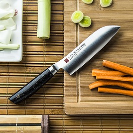 KASUMI VG-10 Pro 13 cm - nóż japoński Santoku ze stali węglowej