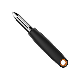 FISKARS Functional Form Fixed Czarny - obieraczka / obierak do warzyw i owoców plastikowa