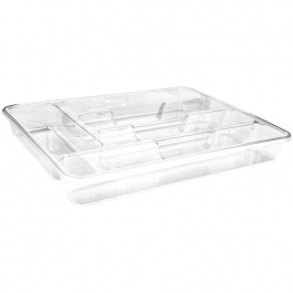 Organizer / wkład do szuflady na sztućce plastikowy 34 x 26 cm