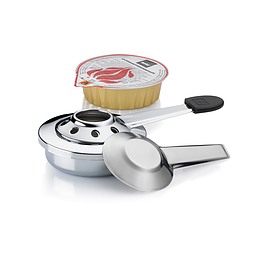 Palnik do fondue stalowy z pastą KELA FIRE