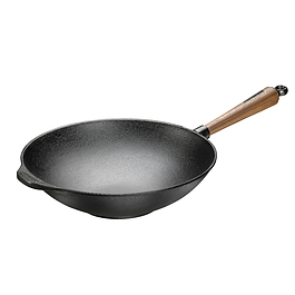 SKEPPSHULT Walnut Tahi 30 cm czarny - patelnia / wok żeliwny