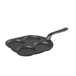 SKEPPSHULT Kinked 20 cm x 22 cm czarna – patelnia do jajek i placuszków żeliwna
