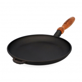 Patelnia do naleśników żeliwna MAYSTERNYA WOOD 22 cm