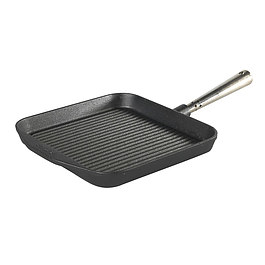 SKEPPSHULT Chefs Selection Grill Carre 24 x 24 cm czarna - patelnia grillowa żeliwna