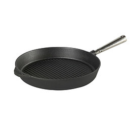 SKEPPSHULT Chefs Selection Grill 28 cm czarna - patelnia grillowa żeliwna