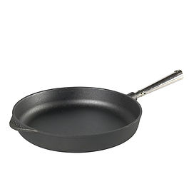 SKEPPSHULT Chefs Selection Deep 28 cm czarna - patelnia żeliwna głęboka