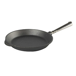 SKEPPSHULT Chefs Selection Steel 24 cm czarna - patelnia żeliwna