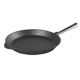 SKEPPSHULT Chefs Selection Steel 28 cm czarna - patelnia żeliwna