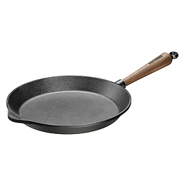 SKEPPSHULT Walnut Wood Slant 28 cm czarna - patelnia żeliwna