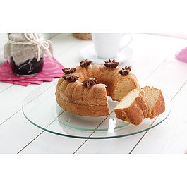Patera obrotowa na ciasto szklana TADAR CIRKUS 30 cm - stojak na tort