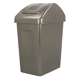 Kosz na śmieci plastikowy BRANQ SWING BIN GRAFITOWY 10 l