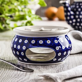 BOLESŁAWIEC GU-1067 DEK. 42 - podgrzewacz do dzbanka ceramiczny