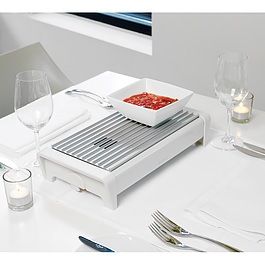 BRABANTIA Profesional biały - podgrzewacz do potraw stalowy