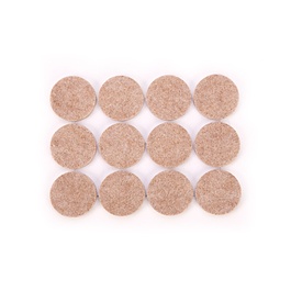 TESCOMA Presto Circle 3 cm 24 szt. szare - podkładki pod meble samoprzylepne filcowe