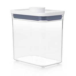 OXO Good Grips Pop2 Rectangle Medium B 1,6 l - pojemnik hermetyczny na produkty sypkie plastikowy