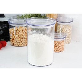 Pojemnik na produkty sypkie plastikowy z pokrywką PLAST TEAM STOCKHOLM 2,6 l