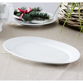 Półmisek porcelanowy MARIAPAULA BIAŁA 25 x 17 cm